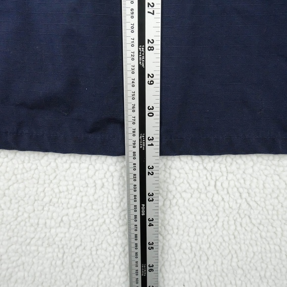 Propper Button Up Shirt Mens Extra Large Navy Blue Long Sleeve Rip Stop Workwear - Picture 7 of 9